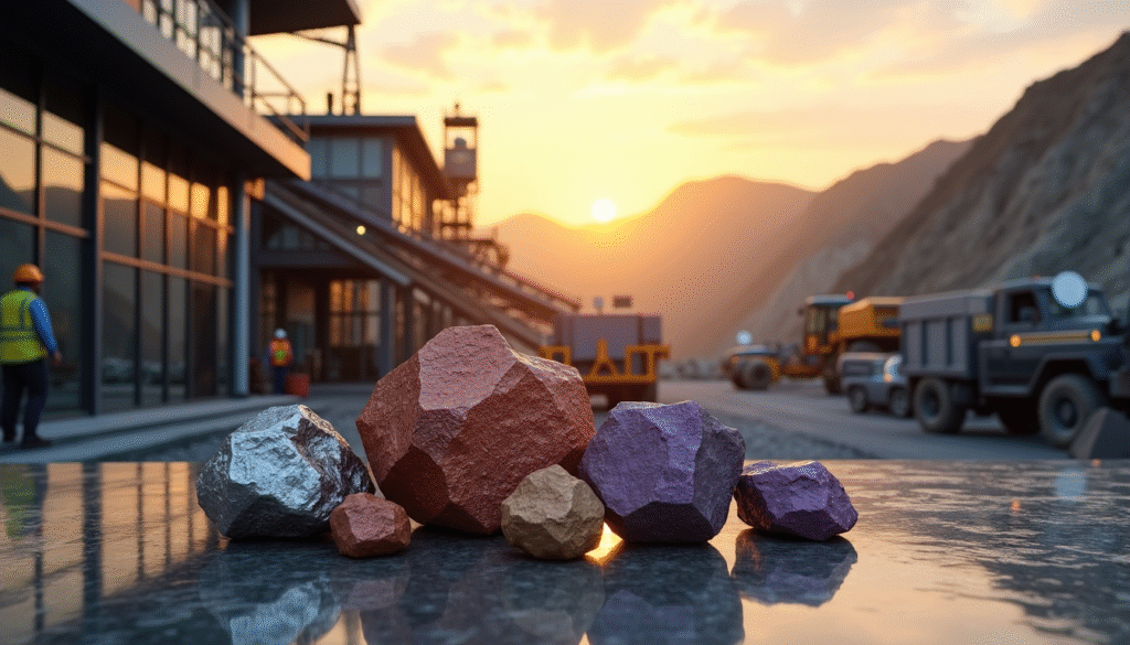 Collection of Strategic Minerals in India powering industry and technology