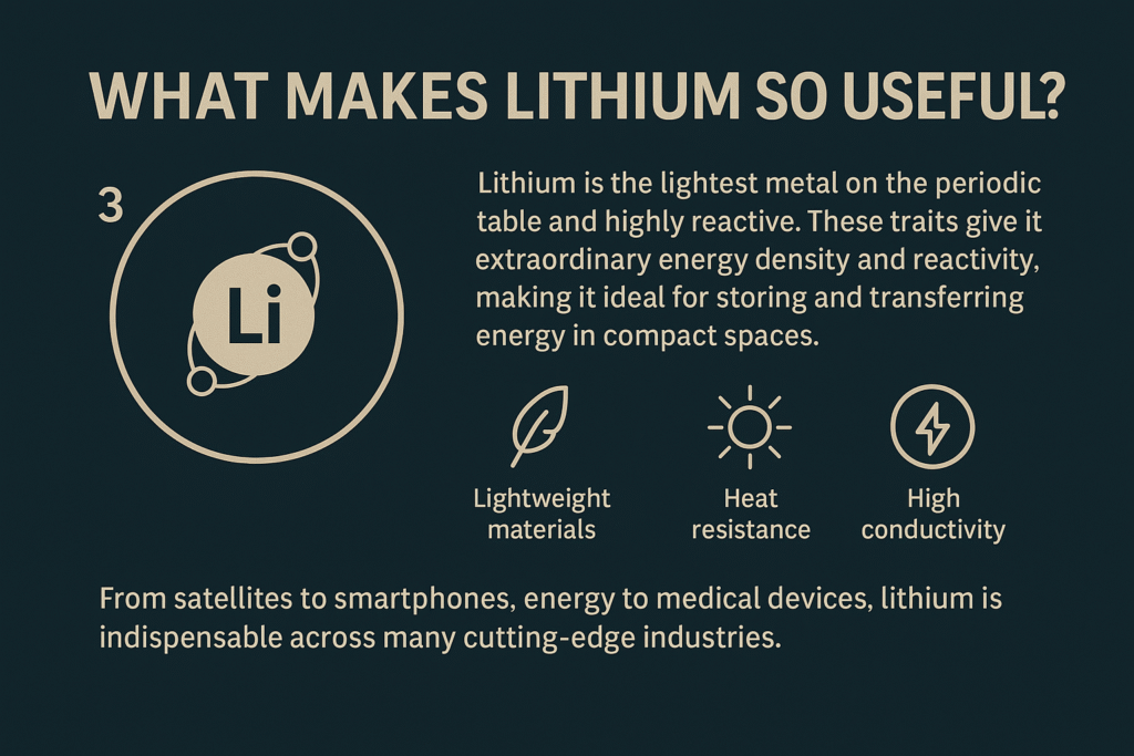 image depciting the uses of lithium